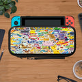Cute All Pokemon Cartoon Characters Sticker Collection Protective Carry Switch Nintendo Switch 2 Case
