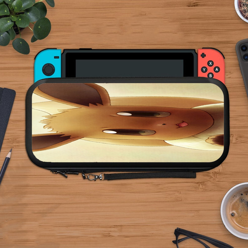Cute Eevee Pokemon Art Protective Carry Switch Nintendo Switch 2 Case