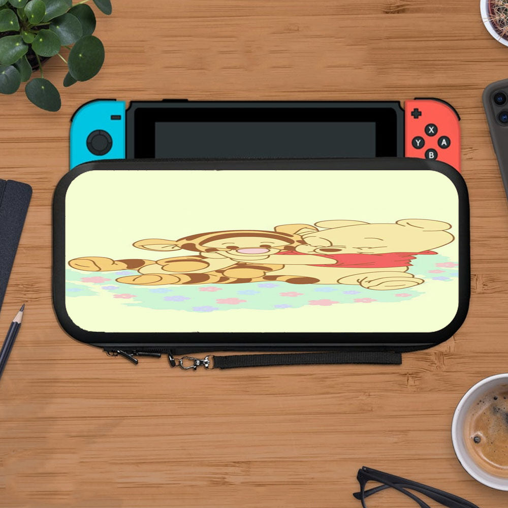 Cute Tiger And Winnie The Pooh Protective Carry Switch Nintendo Switch 2 Case