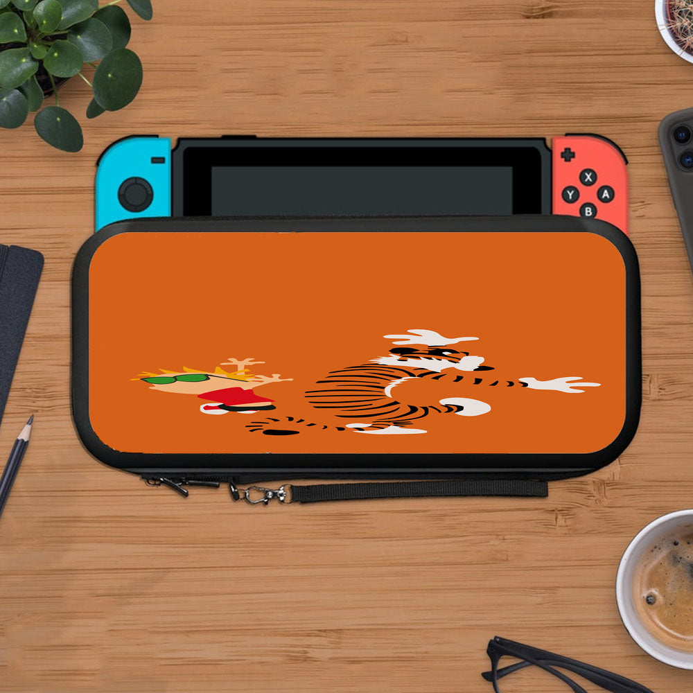 Dance Silhouette Calvin And Hobbes Protective Carry Switch Nintendo Switch 2 Case