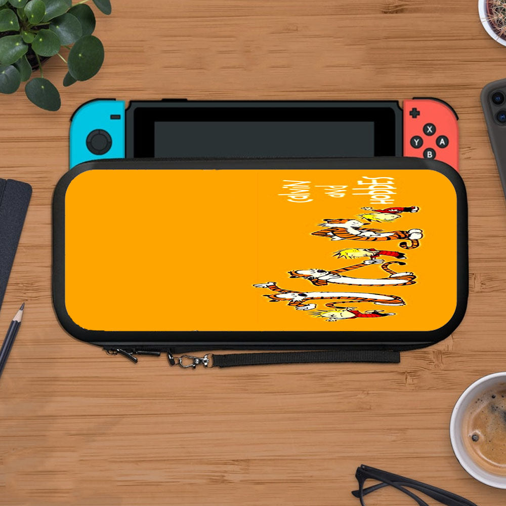 Dancing Calvin And Hobbes Protective Carry Switch Nintendo Switch 2 Case