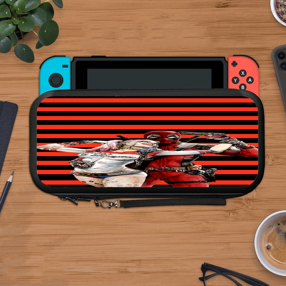 Deadpool X Harley Quinn Protective Carry Switch Nintendo Switch 2 Case