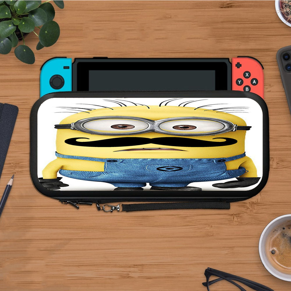 Despicable Me Minion With Cute Mustache Protective Carry Switch Nintendo Switch 2 Case