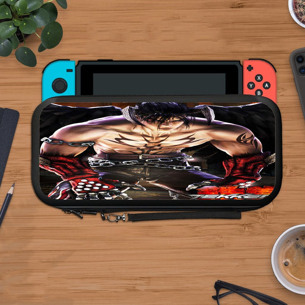 Devil Jin Black Wings Tekken Wallpapers Protective Carry Switch Nintendo Switch 2 Case