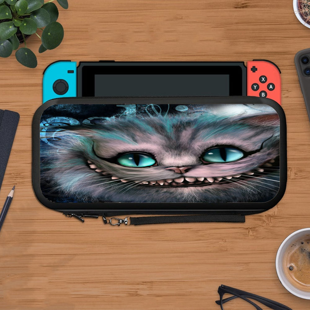 Disney Alice In Wonderland Cheshire Cat Smile Protective Carry Switch Nintendo Switch 2 Case