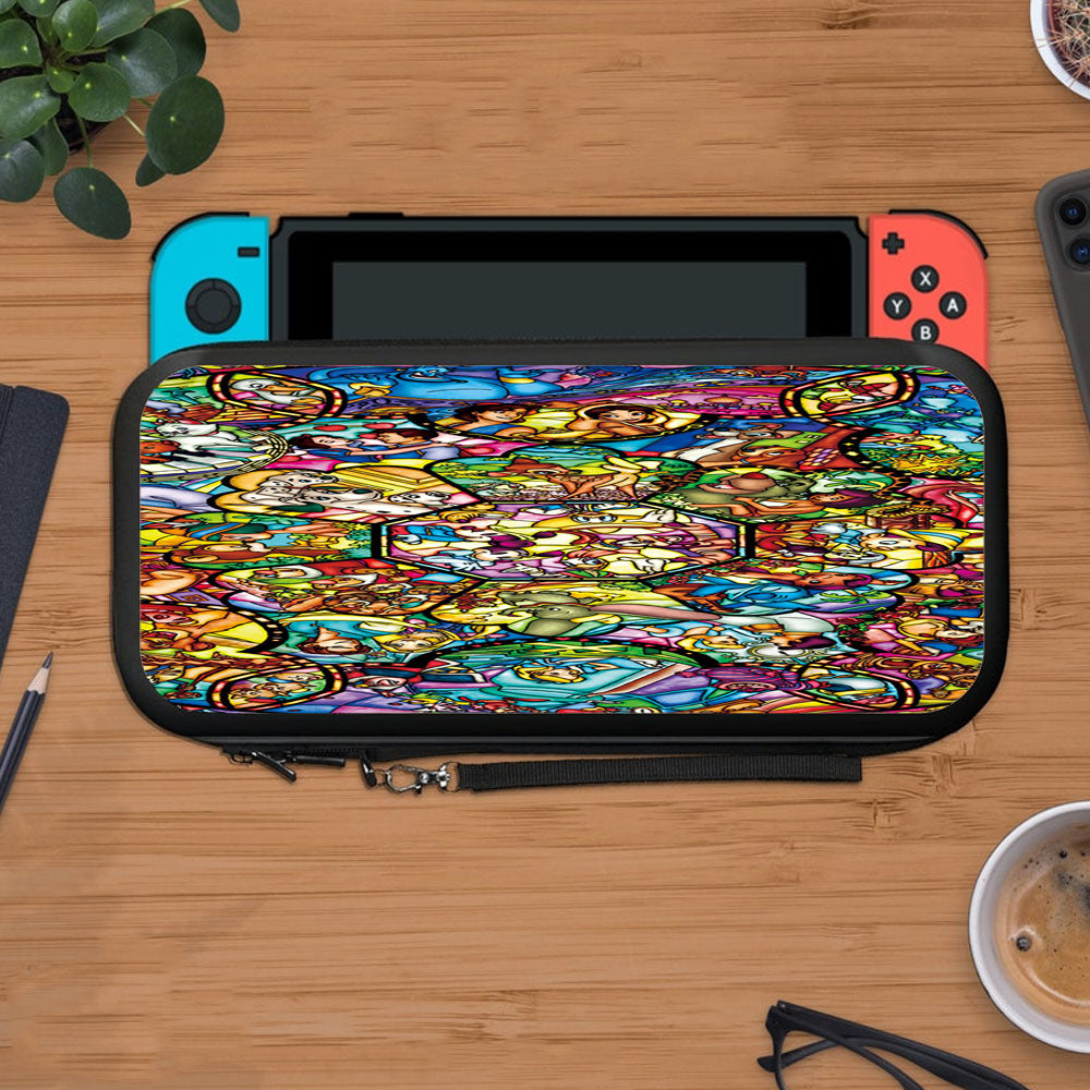 Disney All Characters Stained Glasses Protective Carry Switch Nintendo Switch 2 Case