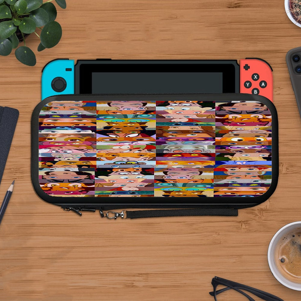 Disney Cartoon All Eyes Characters Collection Protective Carry Switch Nintendo Switch 2 Case