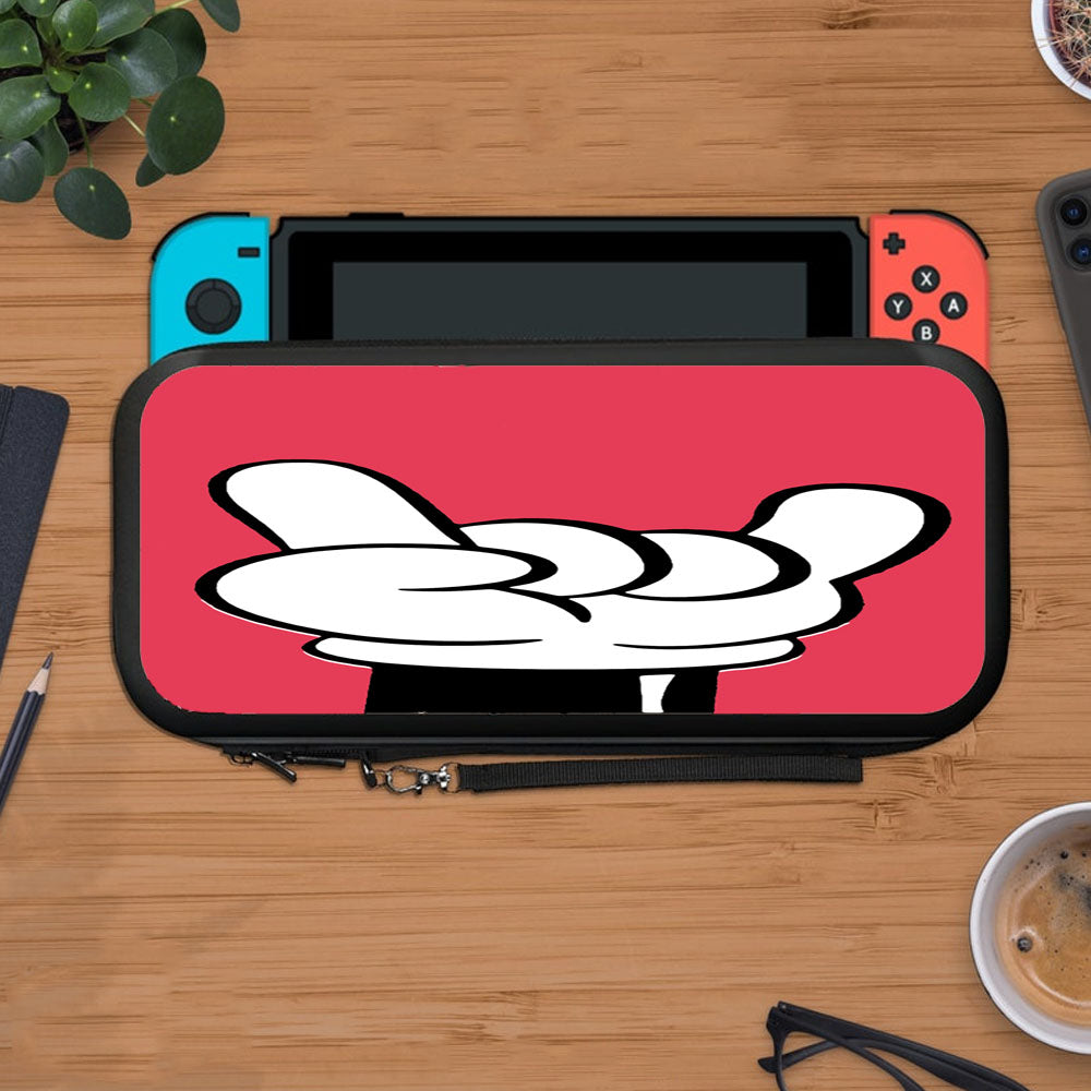 Disney Cartoon Mickey Hand Funny Swag Rock Protective Carry Switch Nintendo Switch 2 Case