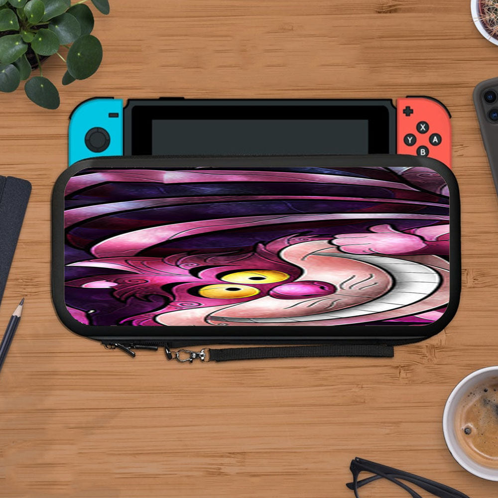 Disney Cheshire Cat Stained Glass Protective Carry Switch Nintendo Switch 2 Case