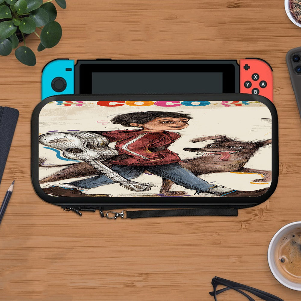 Disney Coco Pencil Fanart Protective Carry Switch Nintendo Switch 2 Case