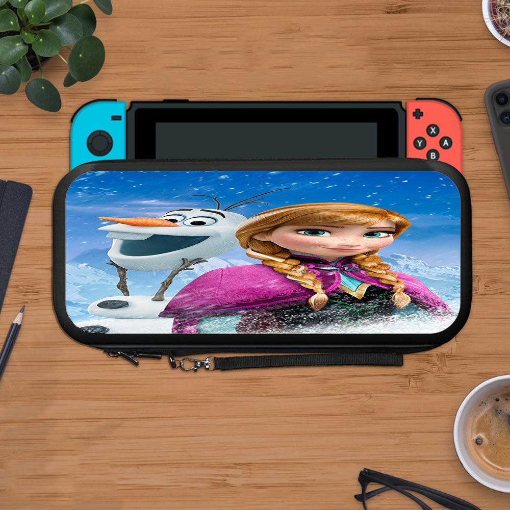 Disney Frozen Anna And Olaf Protective Carry Switch Nintendo Switch 2 Case
