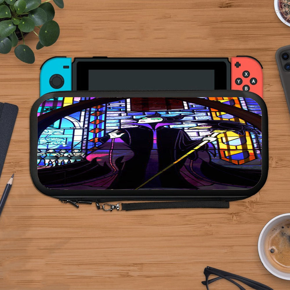 Disney Malficent Stained Glasses Protective Carry Switch Nintendo Switch 2 Case