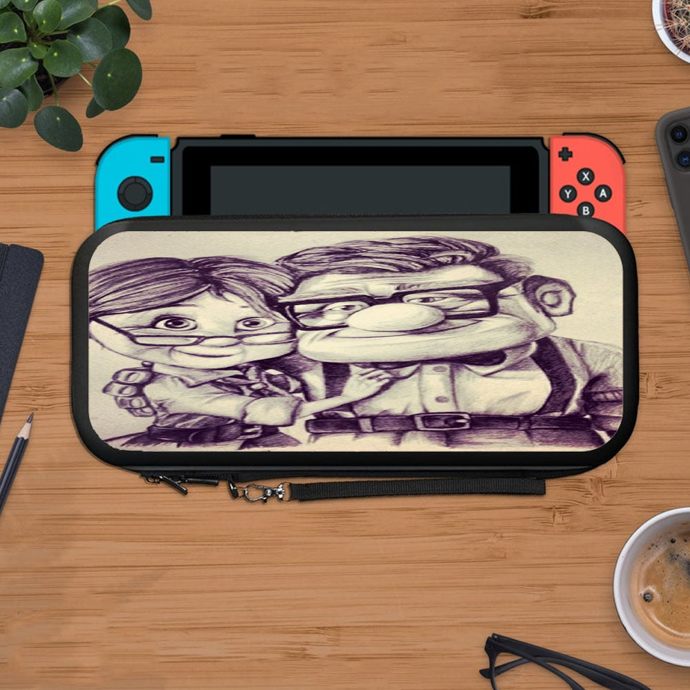 Disney Pixar Carl And Ellie Poster Protective Carry Switch Nintendo Switch 2 Case
