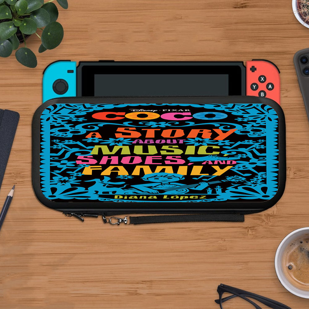 Disney Pixar Coco Text Poster Protective Carry Switch Nintendo Switch 2 Case