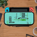 Disney Retro Disneyland Ticket Blue Protective Carry Switch Nintendo Switch 2 Case