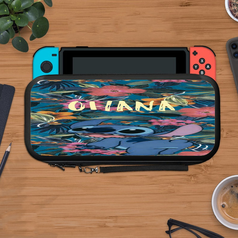 Disney Stitch Ohana Quotes Protective Carry Switch Nintendo Switch 2 Case