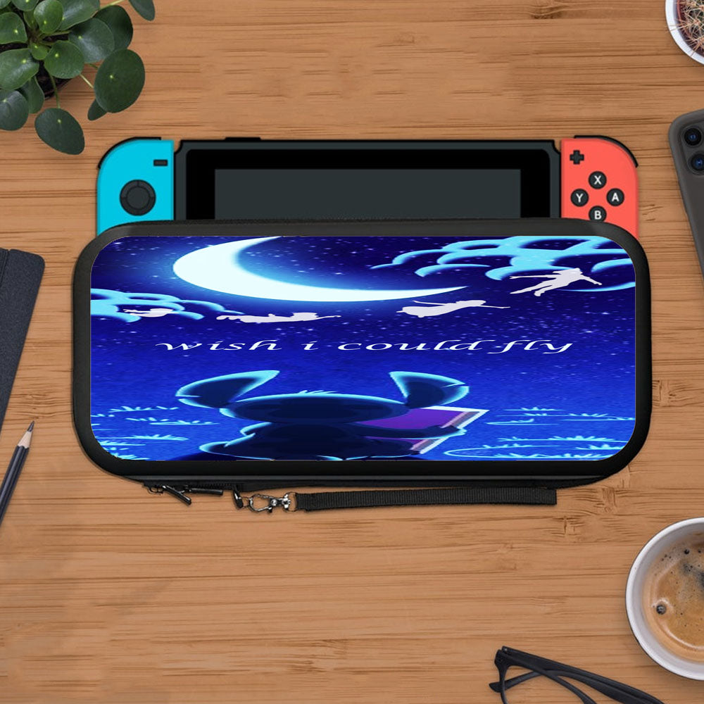 Disney Stitch Peter Pan Flying Quote Protective Carry Switch Nintendo Switch 2 Case