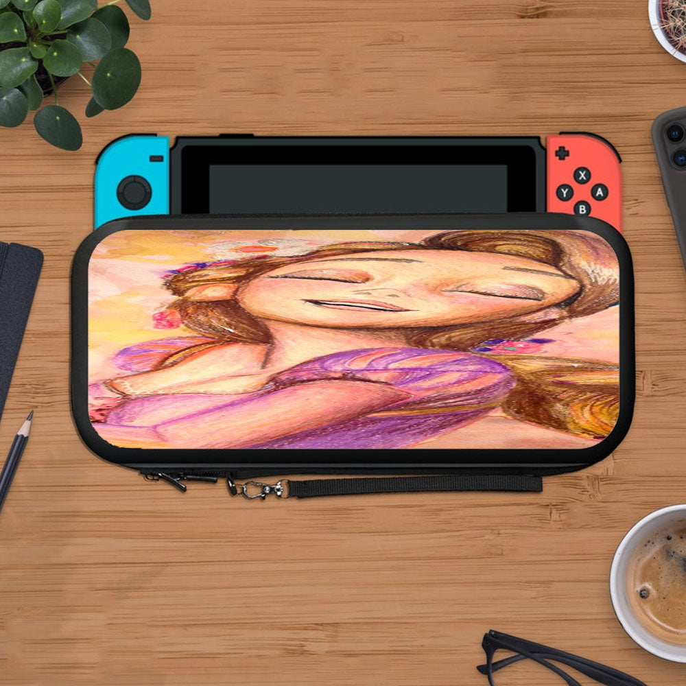 Disney Tangled Princess Rapunzel Kingdom Dance Protective Carry Switch Nintendo Switch 2 Case