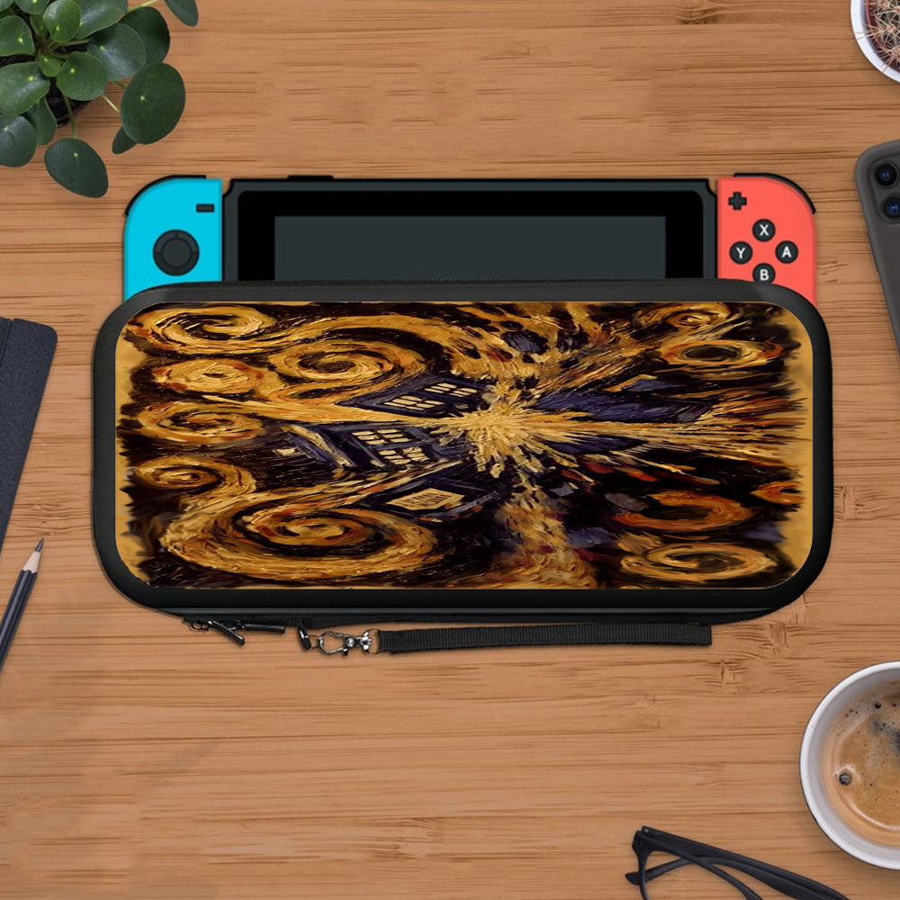 Doctor Who Tardis Police Box Painting Vincent Van Gogh Protective Carry Switch Nintendo Switch 2 Case