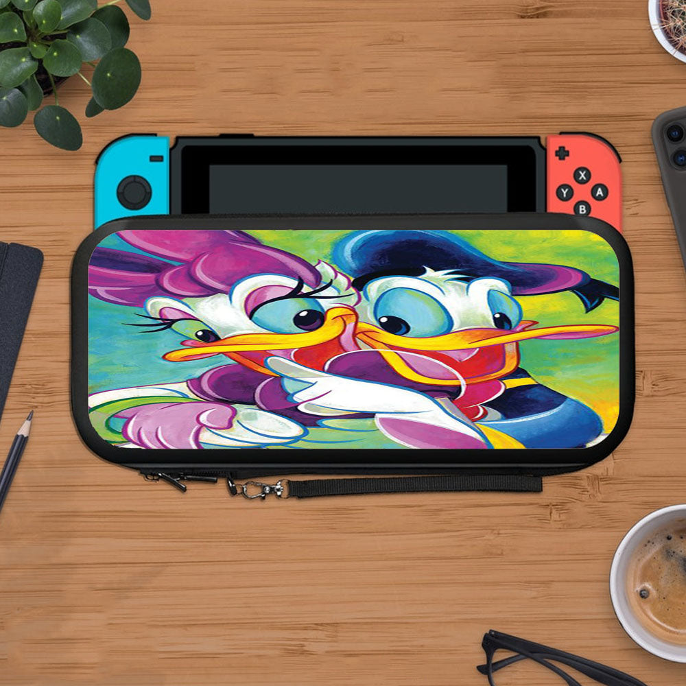 Donald Loves Daisy Disney Duck Protective Carry Switch Nintendo Switch 2 Case