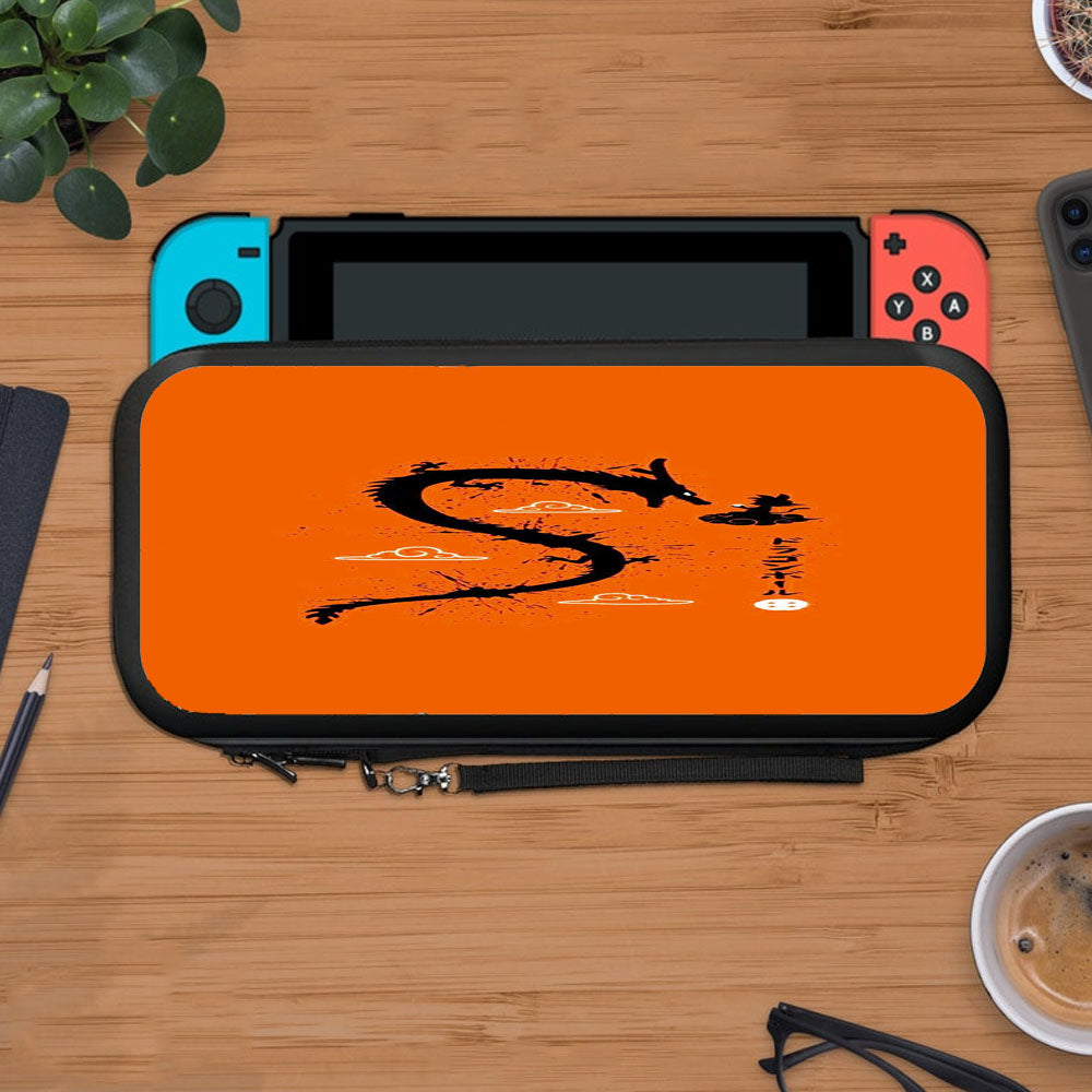 Dragon Ball Kid Goku And Shenron Minimalist Wallpaper Protective Carry Switch Nintendo Switch 2 Case