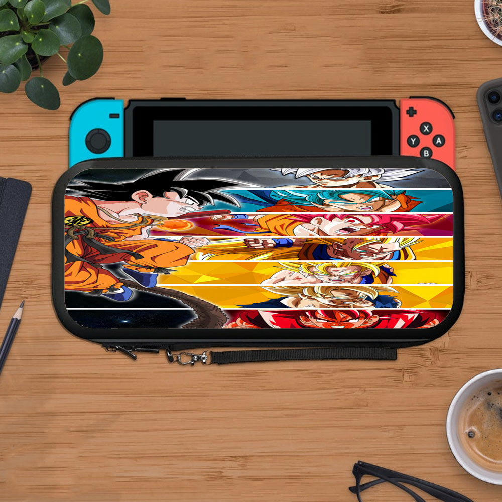 Dragon Ball Z Goku Hair Transformation Protective Carry Switch Nintendo Switch 2 Case