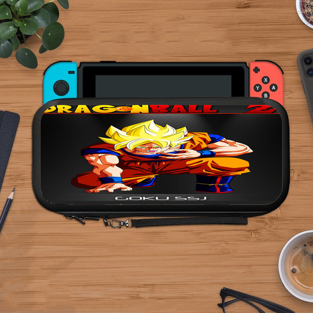 Dragon Ball Z Goku Ssj Pain Protective Carry Switch Nintendo Switch 2 Case