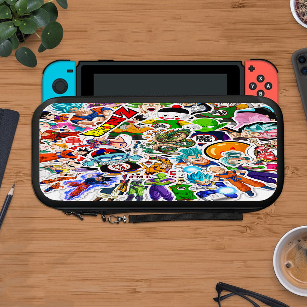 Dragon Ball Z Ultra Instinct Sticker Collection Protective Carry Switch Nintendo Switch 2 Case