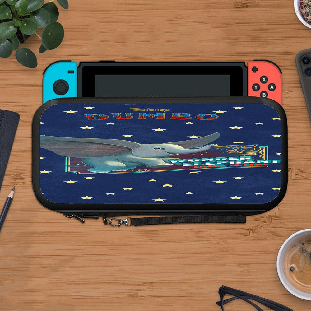 Dumbo Circus Elephant Fly Protective Carry Switch Nintendo Switch 2 Case