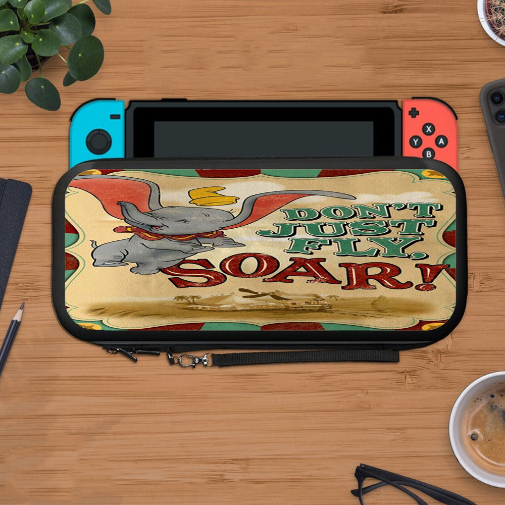 Dumbo Disney Quotes Poster Protective Carry Switch Nintendo Switch 2 Case