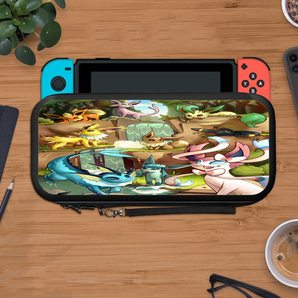 Eeveelutions Pokemon Wallpapers Protective Carry Switch Nintendo Switch 2 Case