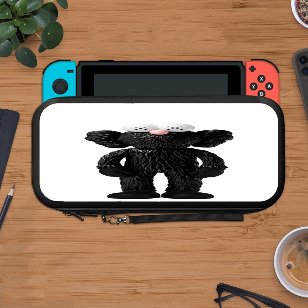 Elmo Black X Kaws Figure Protective Carry Switch Nintendo Switch 2 Case