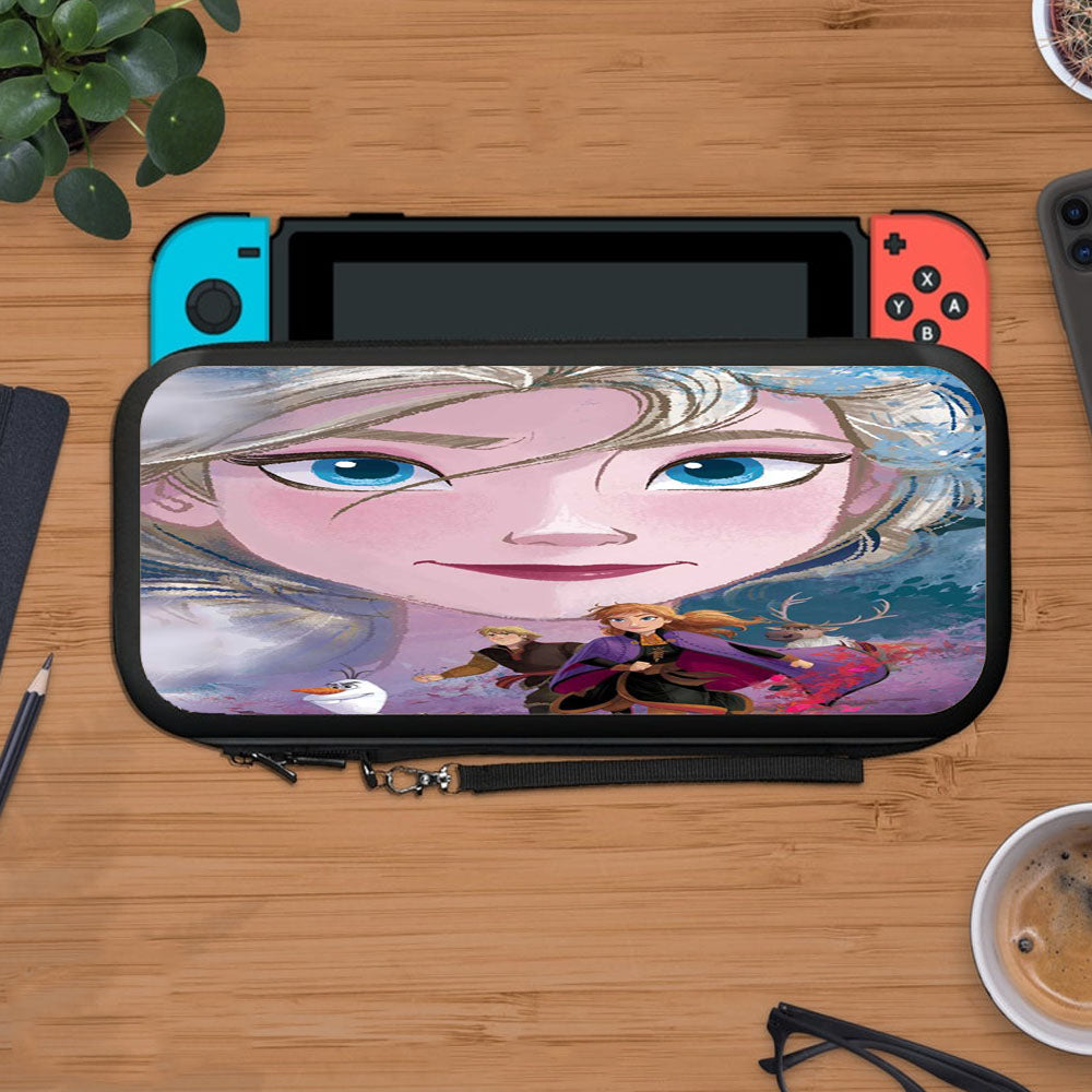 Elsa Frozen Poster Art Protective Carry Switch Nintendo Switch 2 Case
