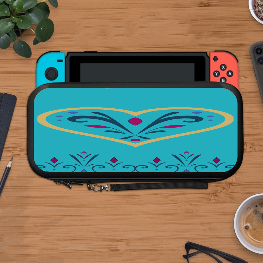 Elsa Frozen Coronation Design Protective Carry Switch Nintendo Switch 2 Case