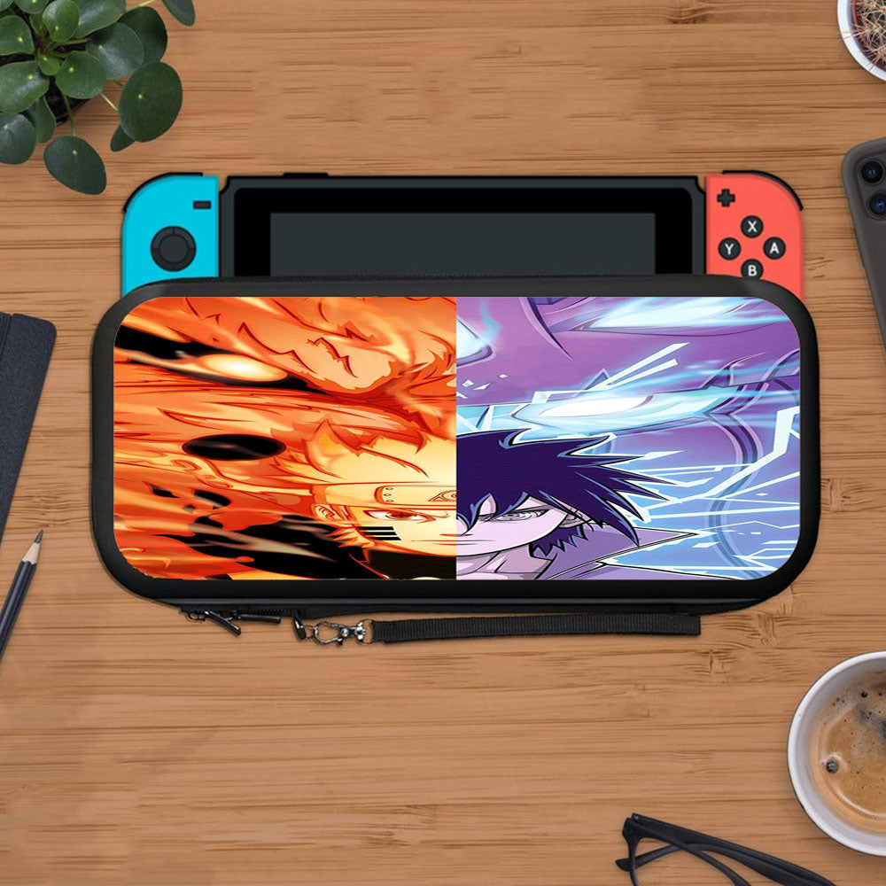 Epic Naruto X Sasuke Fanart Wallpaper Protective Carry Switch Nintendo Switch 2 Case