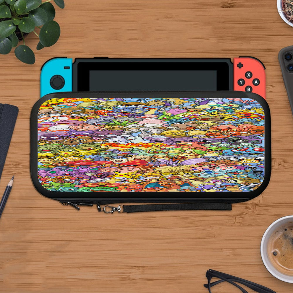 Epic Pokemon Generation 1 Cross Stitch Protective Carry Switch Nintendo Switch 2 Case