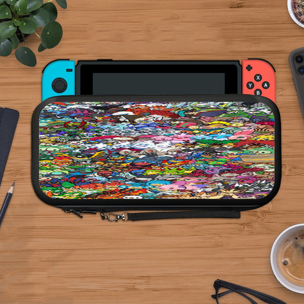 Epic Pokemon Generation 5 Cross Stitch Protective Carry Switch Nintendo Switch 2 Case