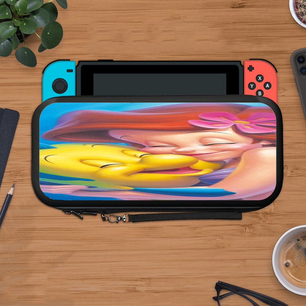 Fish And Ariel Mermaid Art Protective Carry Switch Nintendo Switch 2 Case
