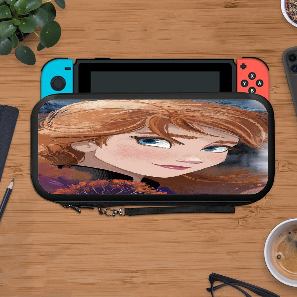 Frozen Anna Poster Art Protective Carry Switch Nintendo Switch 2 Case