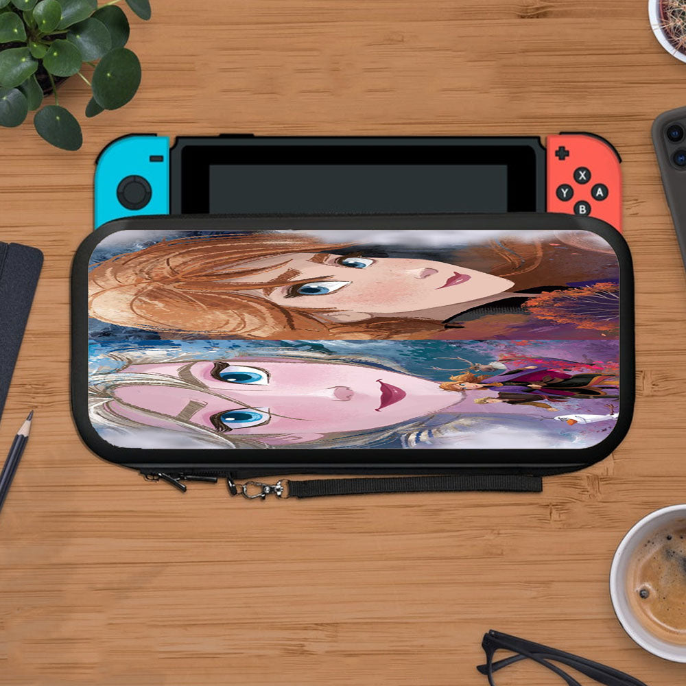 Frozen Poster Art Elsa Anna Olaf Protective Carry Switch Nintendo Switch 2 Case