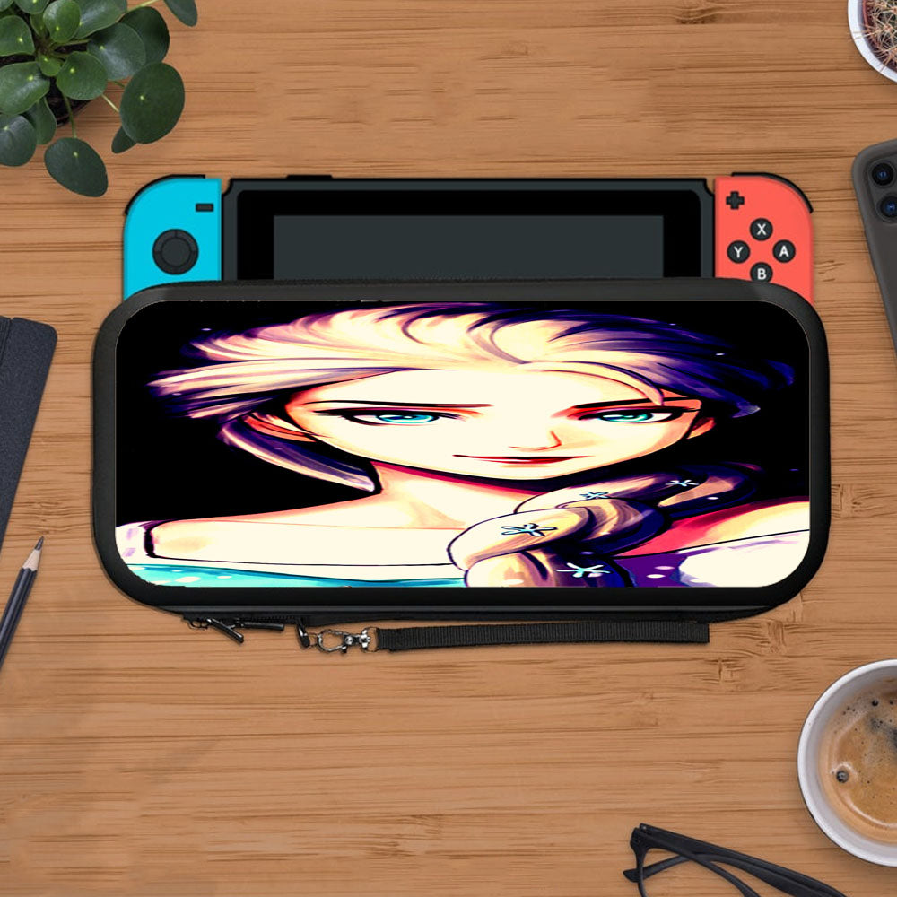 Frozen Elsa Art Protective Carry Switch Nintendo Switch 2 Case