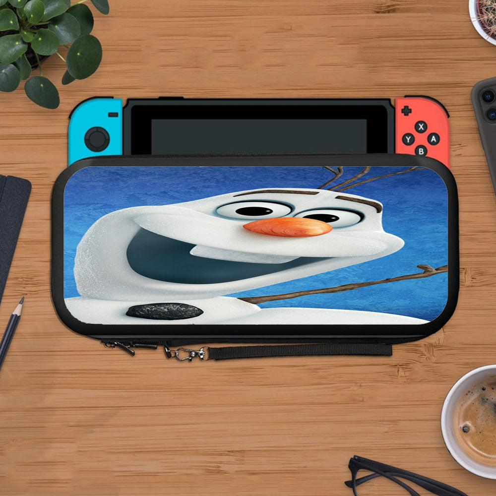 Frozen Olaf Snowman Protective Carry Switch Nintendo Switch 2 Case