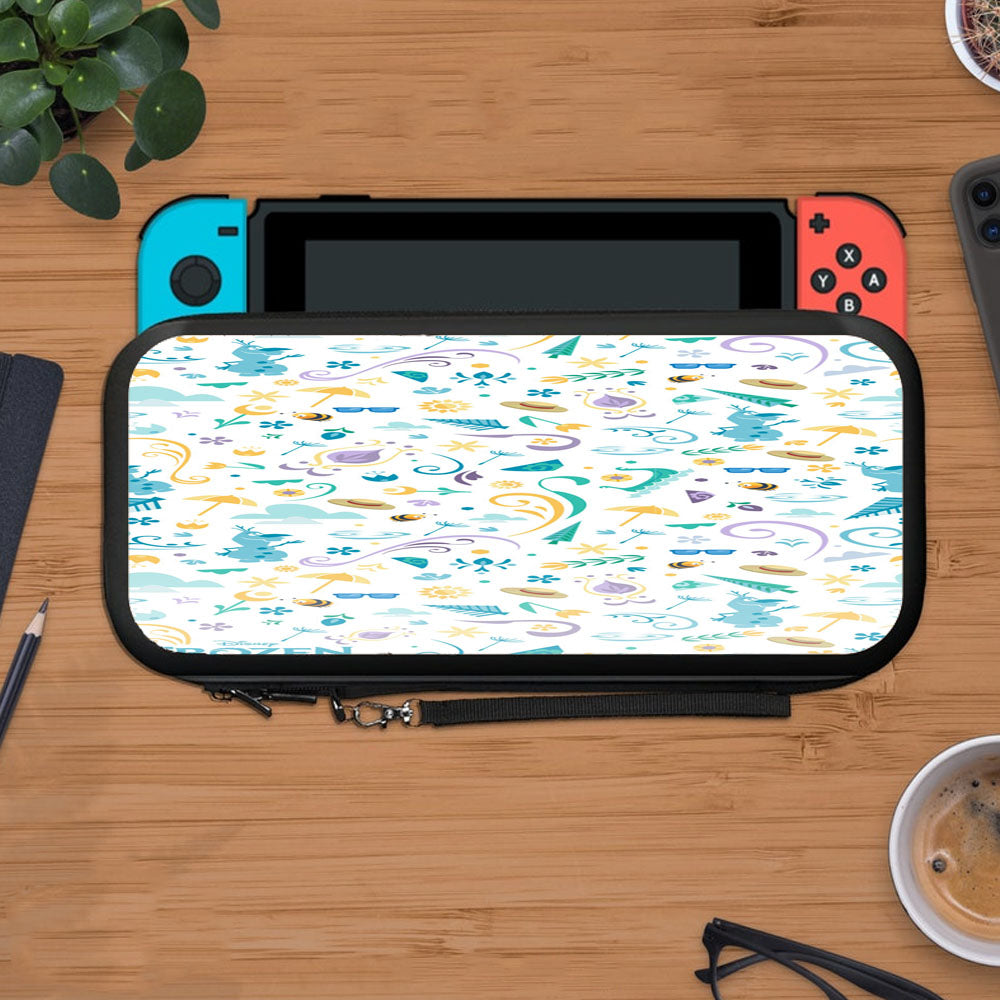 Frozen Pattern Wallpaper Protective Carry Switch Nintendo Switch 2 Case