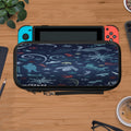 Frozen Pattern Wallpaper Dark Protective Carry Switch Nintendo Switch 2 Case