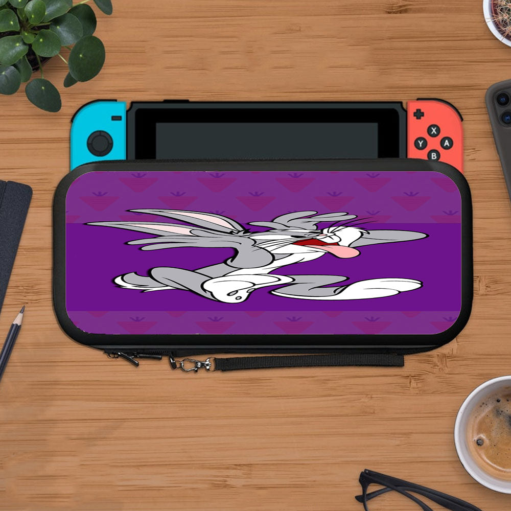 Funny Bugs Bunny Purple Protective Carry Switch Nintendo Switch 2 Case