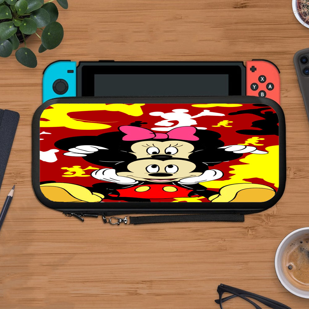 Funny Mickey And Minnie Protective Carry Switch Nintendo Switch 2 Case