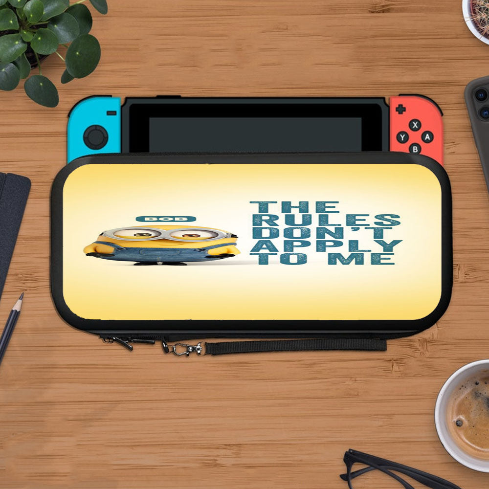 Funny Minion Bob Quote Protective Carry Switch Nintendo Switch 2 Case