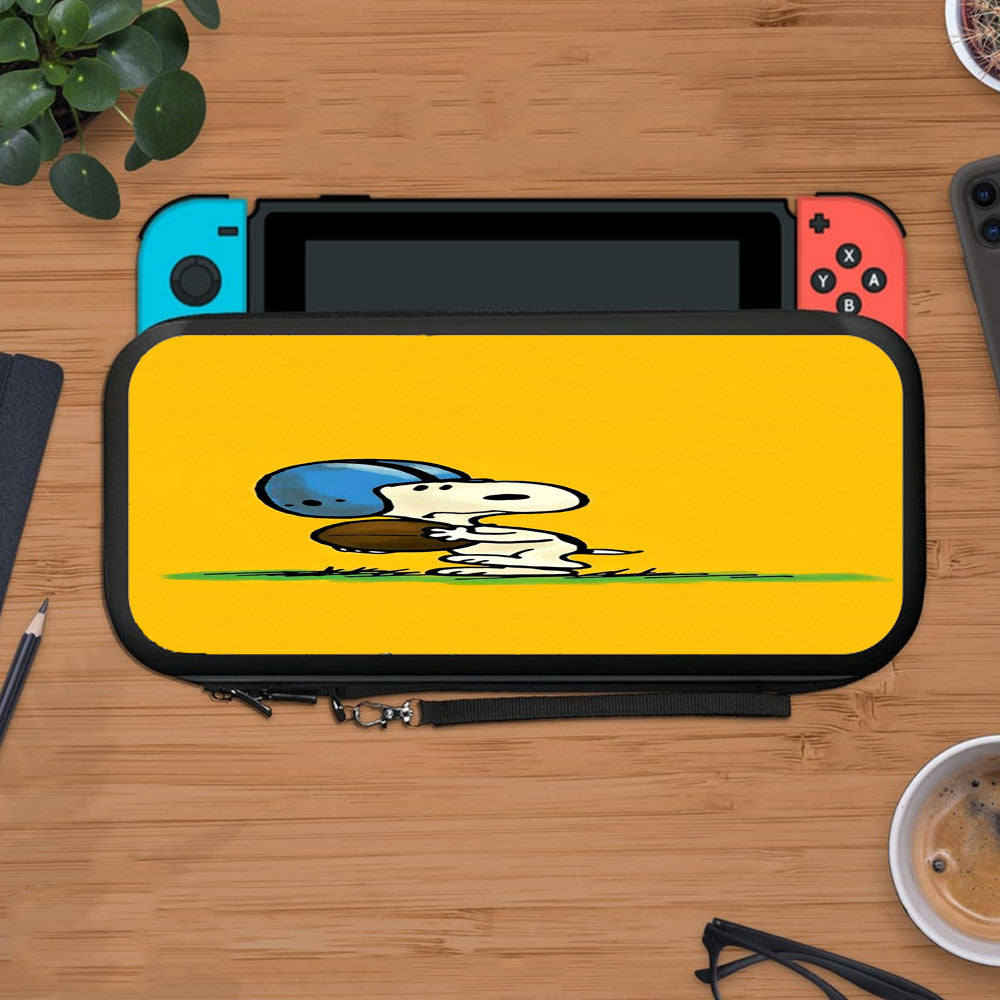 Funny Snoopy Play Football Protective Carry Switch Nintendo Switch 2 Case