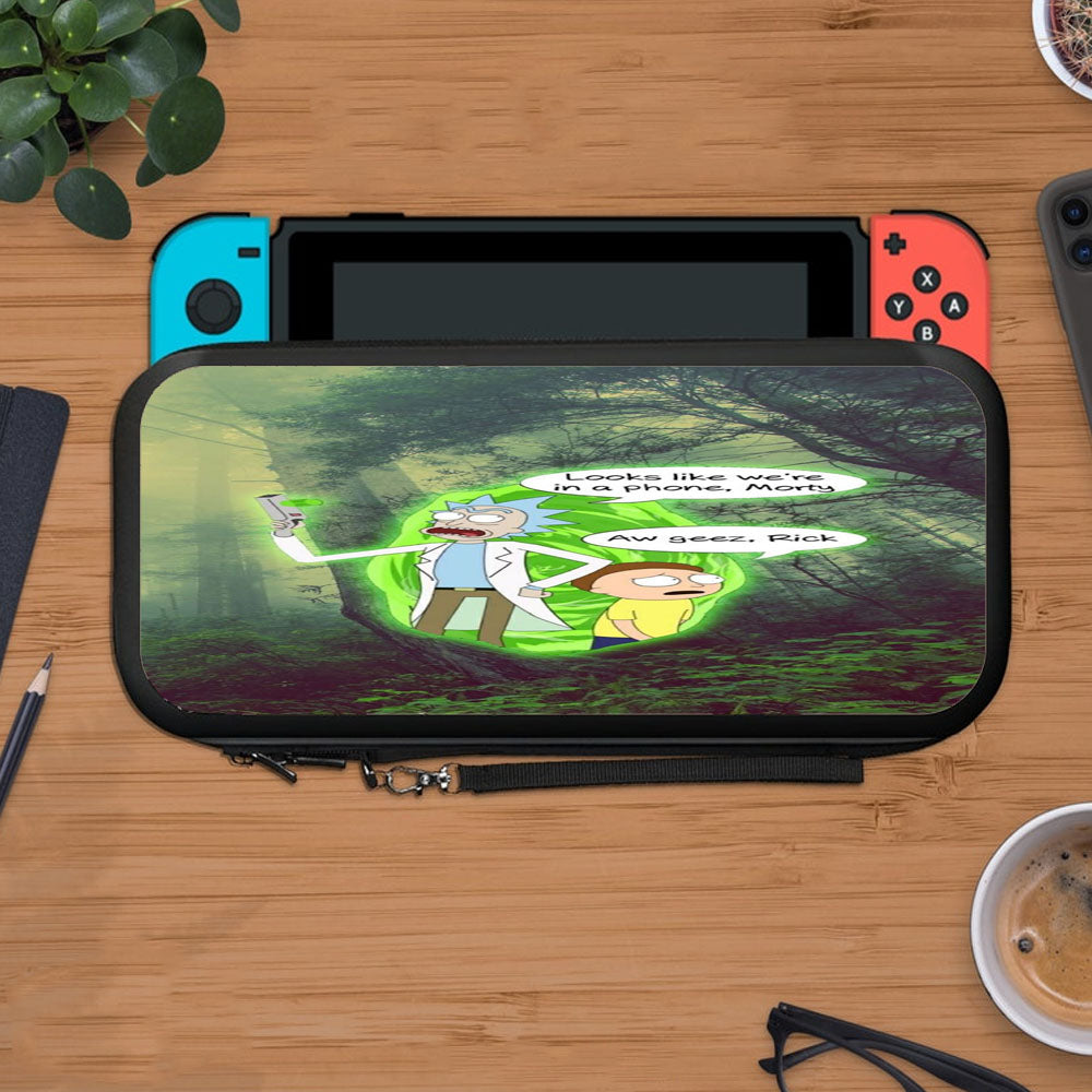 Funny Thing Rick Morty Protective Carry Switch Nintendo Switch 2 Case