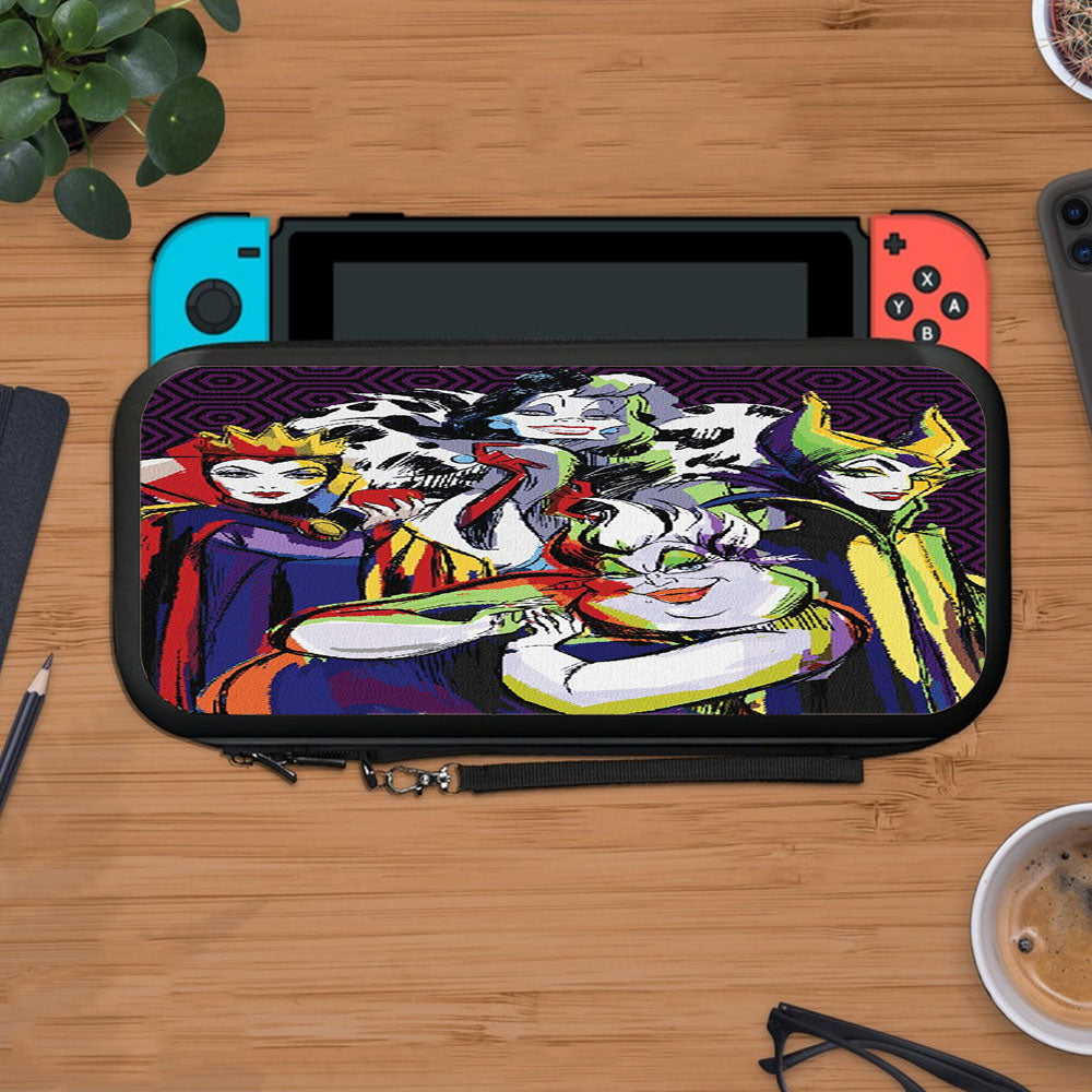 Girls Disney Villains Art Protective Carry Switch Nintendo Switch 2 Case